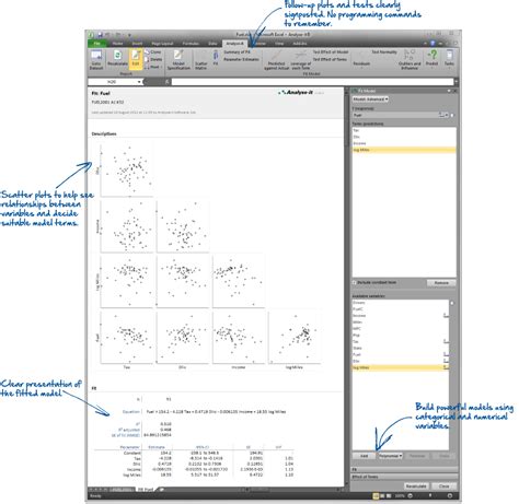 Analyse-it for Microsoft Excel